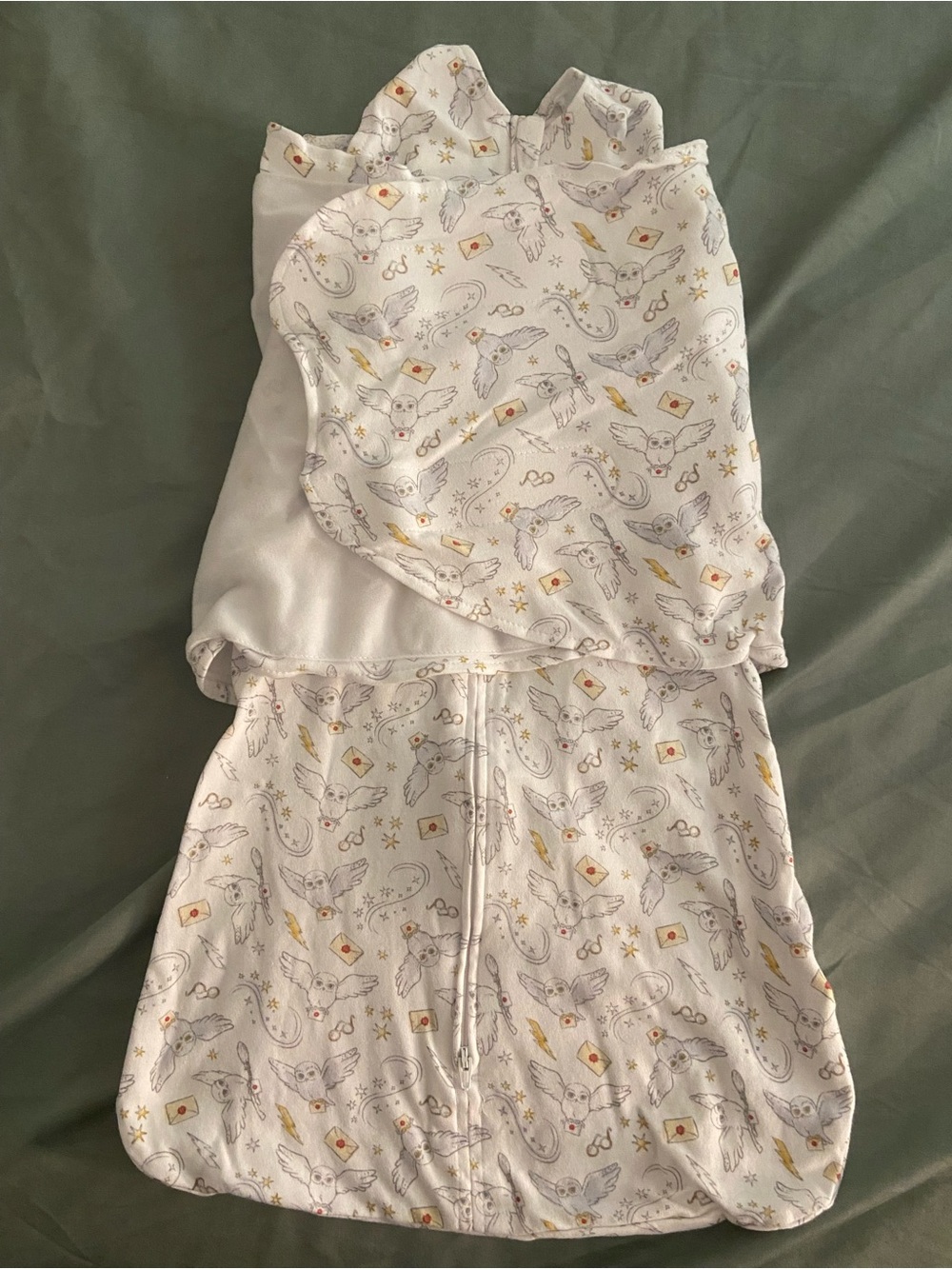 Halo Harry Potter Hedwig s/p 3-6 Month Sleep Sack Swaddle
